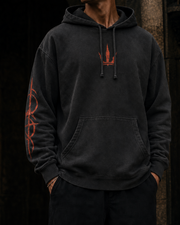 ASHEN pigment dyed heavyweight hoodie