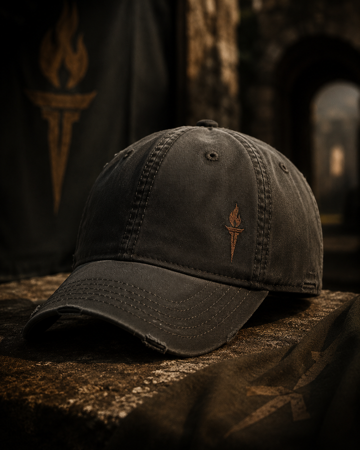 Warden Torchbearer distressed hat
