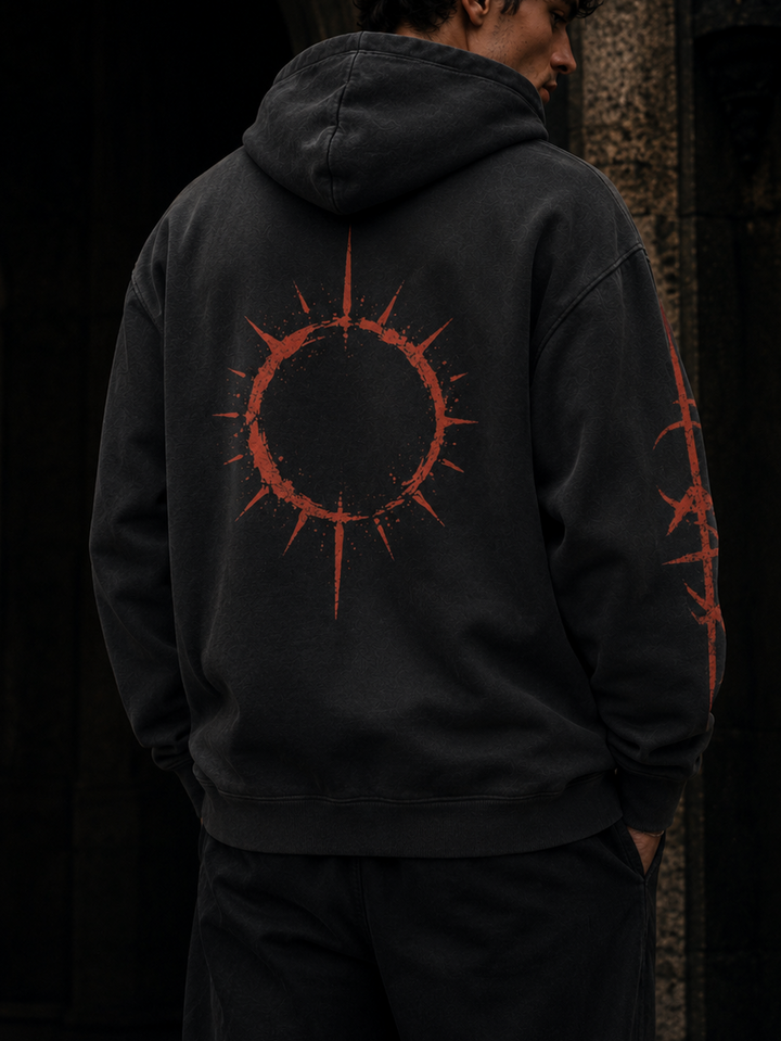 ASHEN pigment dyed heavyweight hoodie