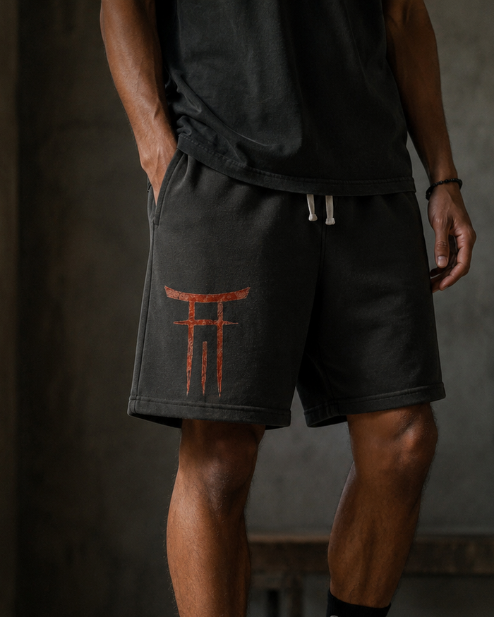 Ronin Torii Gate Garment-Dyed shorts
