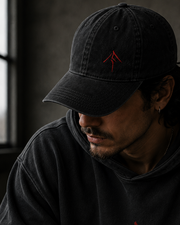 Embroidered Ronin washed cap