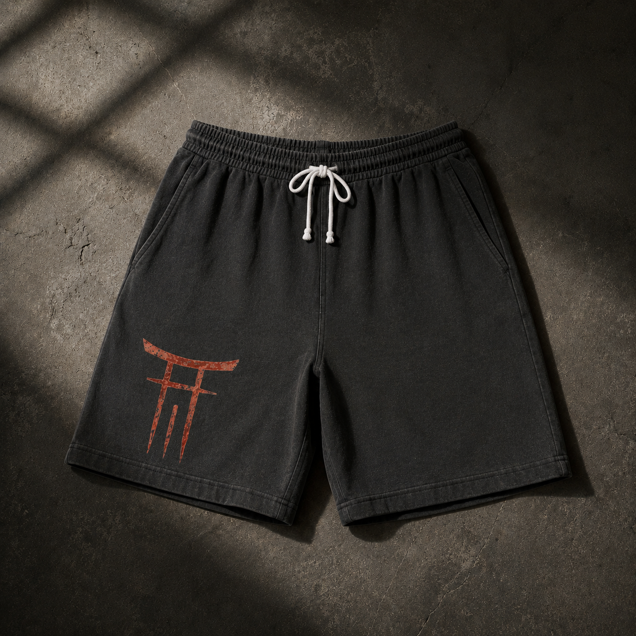 Ronin Torii Gate Garment-Dyed shorts